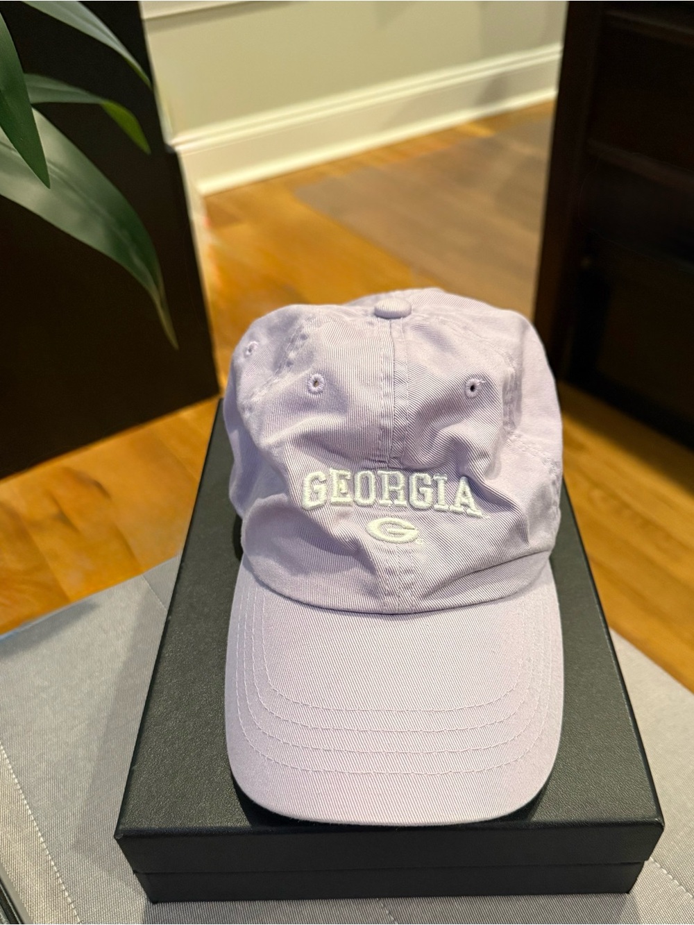 Lilac Georgia Embroidered Baseball Cap